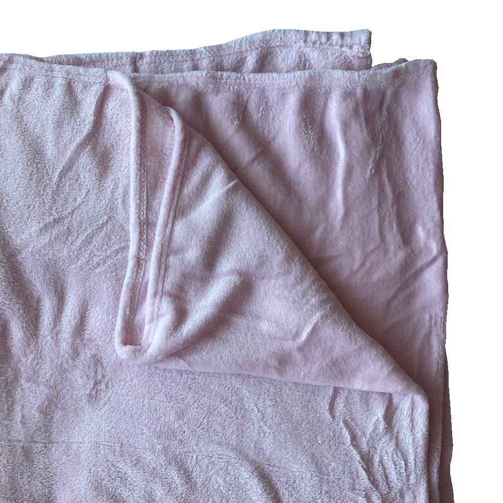 Κουβέρτα Flannel Super Soft Διπλή 200x220cm ροζ χρώμα TNS 39-950-2083-2