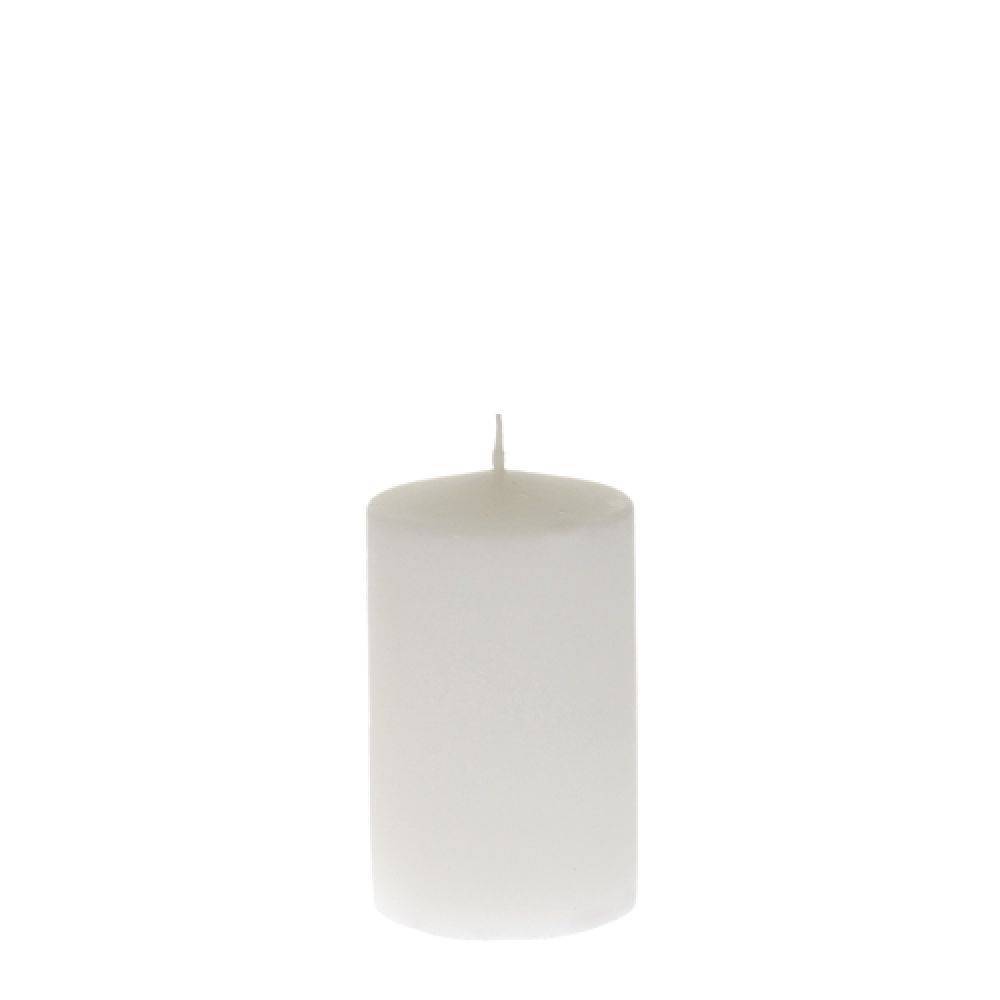 Κερί κύλινδρος 6x10cm λευκό χρώμα Iliadis 16503
