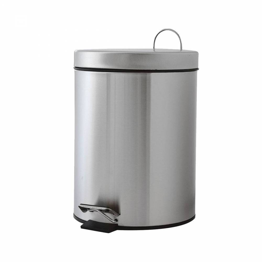Χαρτοδοχείο Μπάνιου Classic 5lt matte inox Estia 02-0059