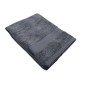 Πετσέτα Προσώπου 600grs (50x90) 100% Βαμβάκι με μπορντούρα με ανάγλυφες ρίγες σκούρο γκρι χρώμα TNS 39-950-0414-5
