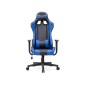 Καρέκλα γραφείου Gaming Alonso  από τεχνόδερμα χρώμα μπλε - μαύρο 67x70x125/135 εκ.