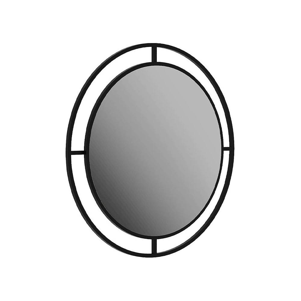 Καθρέφτης τοίχου Bubble Megapap αλουμινίου χρώμα μαύρο 57x2x57εκ.