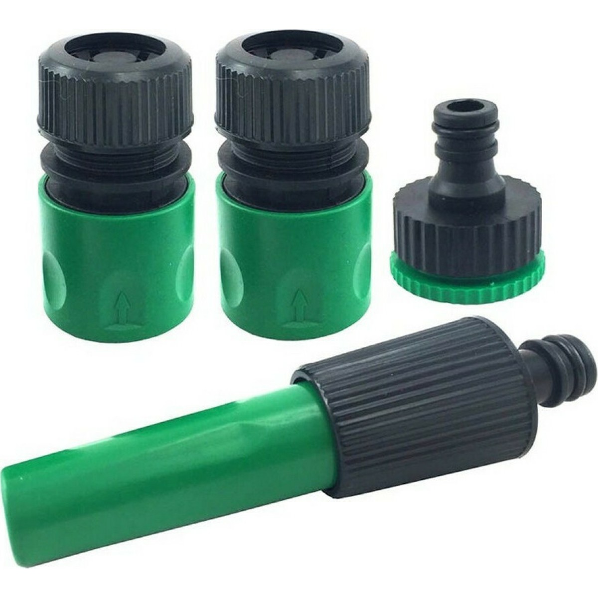 Σετ Εκτοξευτήρα Νερού & Εξαρτημάτων Σύνδεσης 4τμχ – Πράσινο / Μαύρο