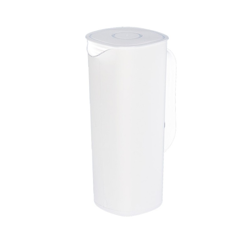 Κανάτα με Καπάκι (11x15x25.5) Πλαστική TNS White 32-800-1369-2