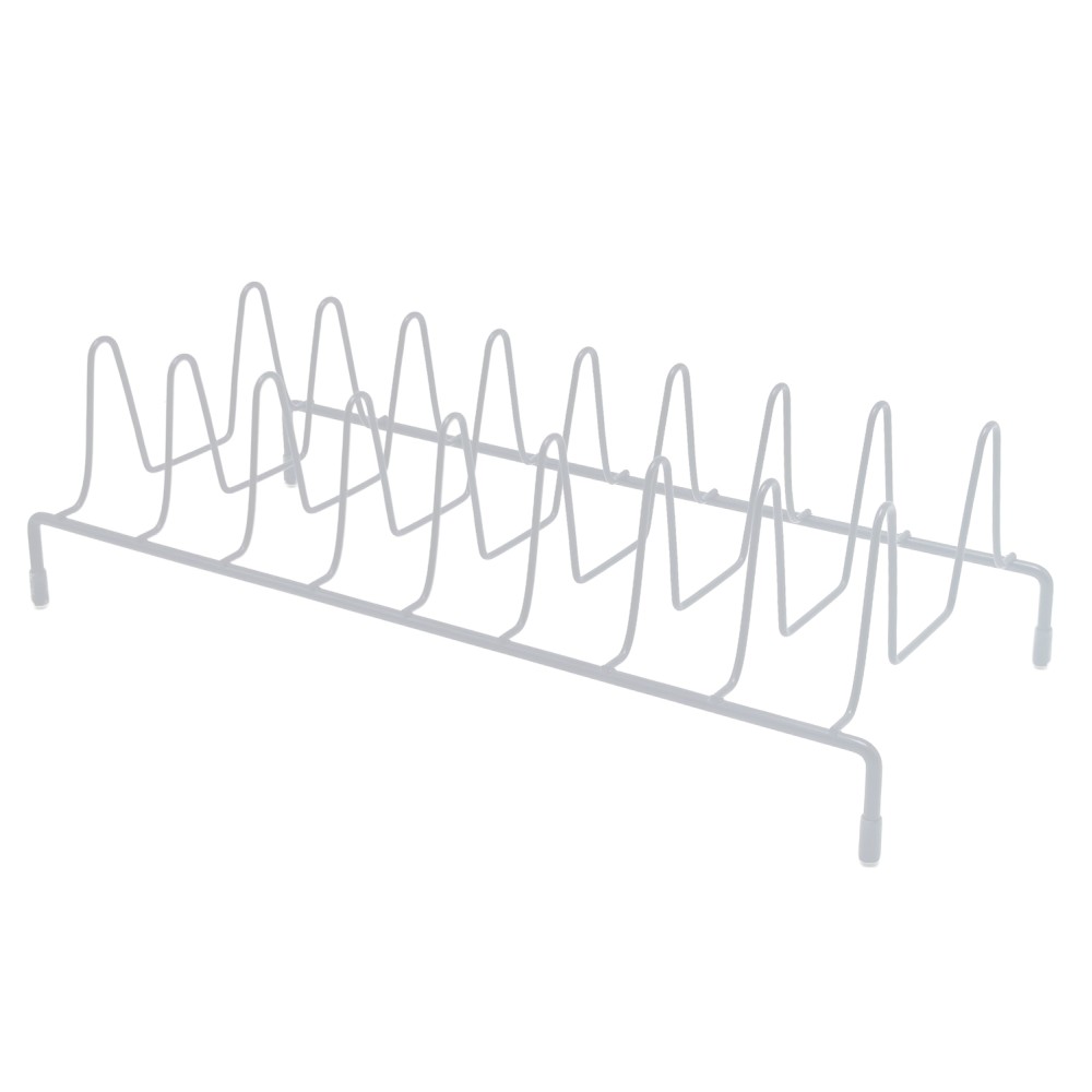 Μεταλλική Πιατοθήκη Ντουλαπιού (34x15x10) Λευκή – Οργανωτής Ραφιού