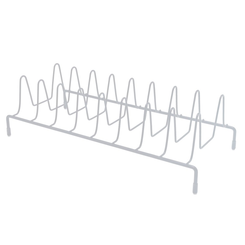 Μεταλλική Πιατοθήκη Ντουλαπιού (34x15x10) Λευκή – Οργανωτής Ραφιού