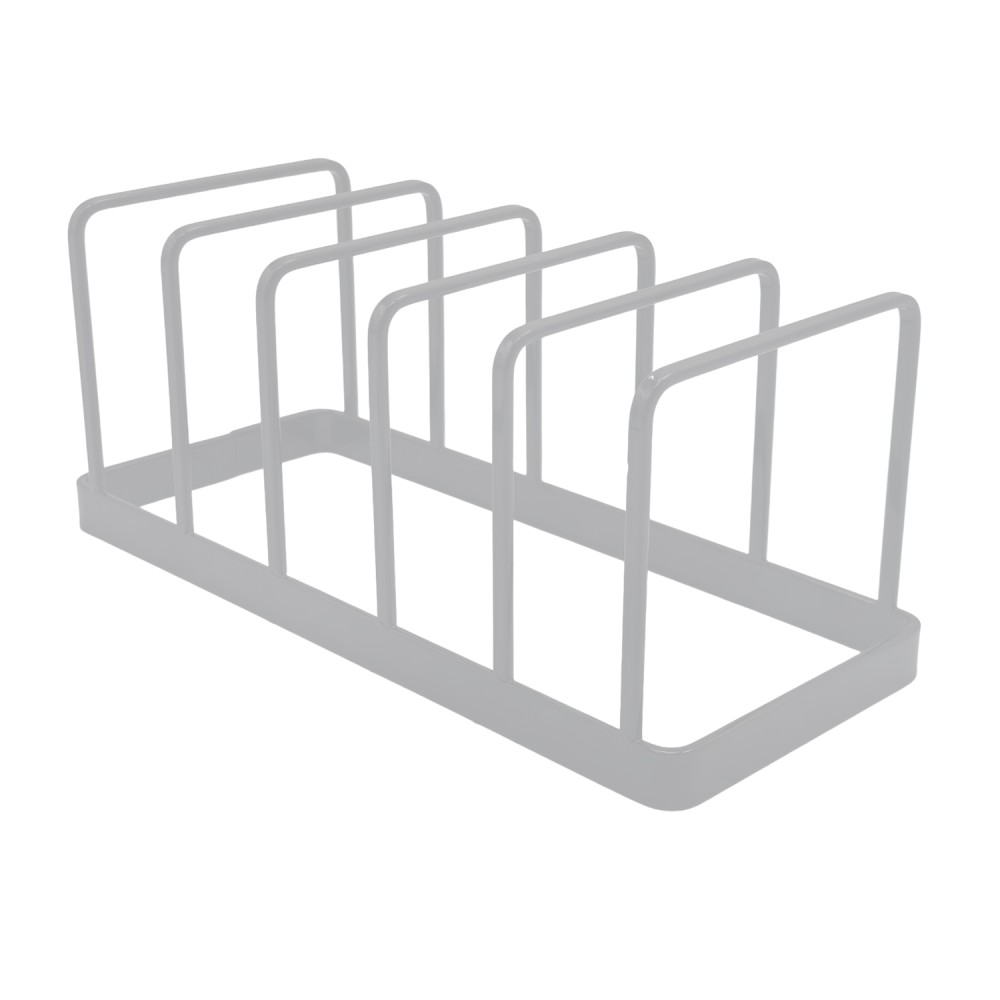 Μεταλλική Πιατοθήκη Ντουλαπιού (24x10x10) Λευκή – Οργανωτής Ραφιού