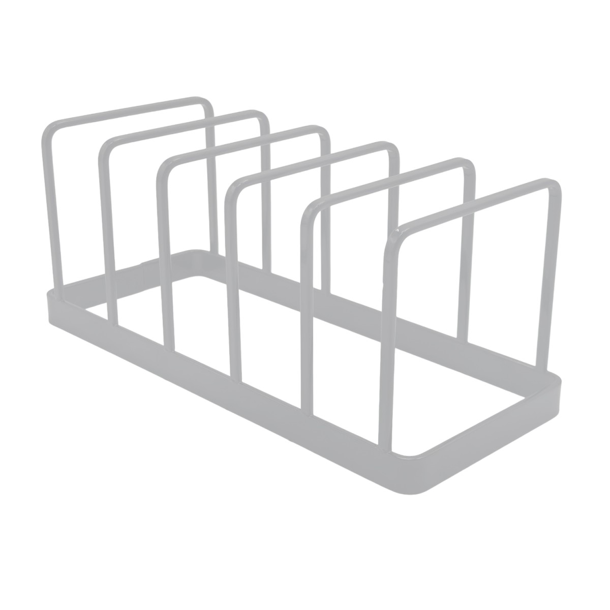 Μεταλλική Πιατοθήκη Ντουλαπιού (24x10x10) Λευκή – Οργανωτής Ραφιού