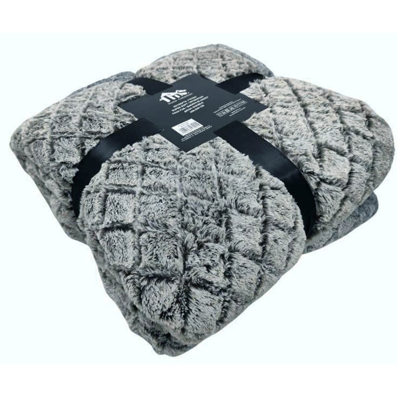 Κουβέρτα Γούνα Μονή (160x220) Διπλής Όψης με Προβατάκι TNS Super Soft 39-950-2321