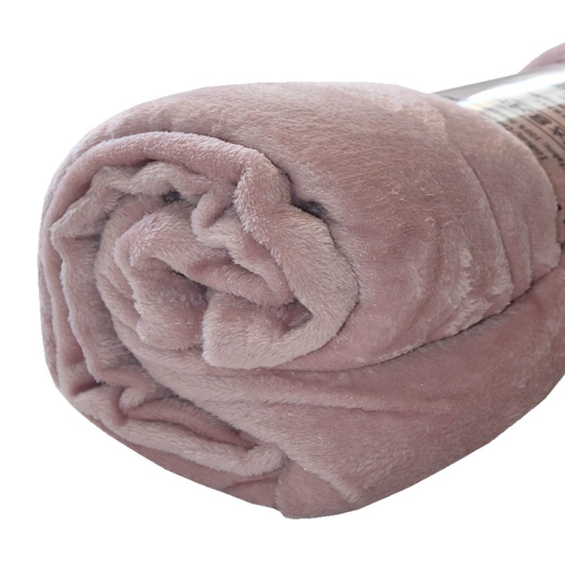 Κουβέρτα Flannel Διπλή (200x220) TNS Super Soft Nude Pink 39-950-2343-3