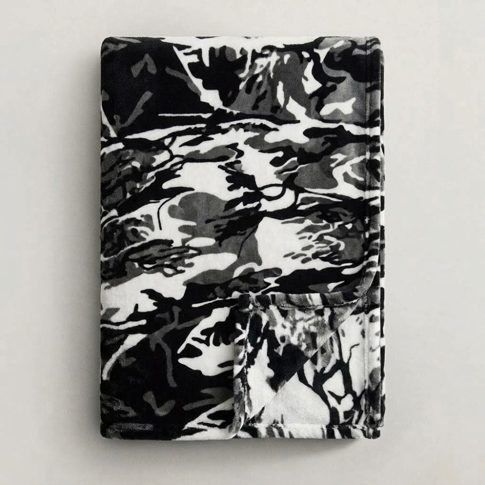 Κουβέρτα Flannel Διπλή (200x220) Super Soft Militaire