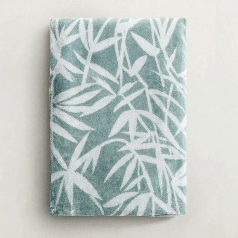 Κουβέρτα Flannel Διπλή (200x220) Super Soft Plants