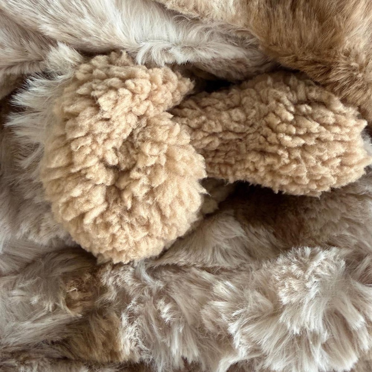 Κουβέρτα Γούνα Διπλή (200x220) Διπλής Όψης με Προβατάκι TNS Super Soft 39-950-2302