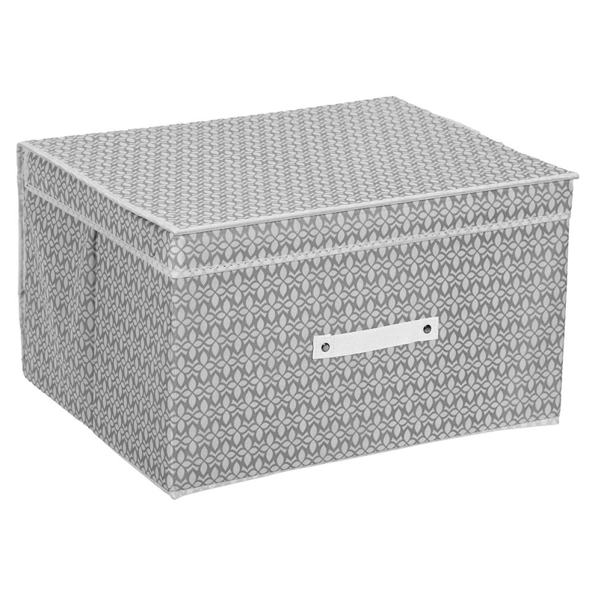 Κουτί Αποθήκευσης (40x30x25) με Καπάκι γκρι & λευκό χρώμα TNS 33-950-2369