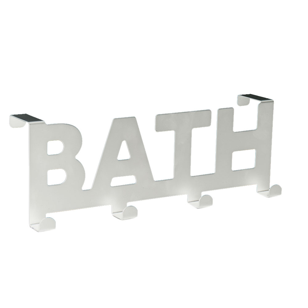 Κρεμάστρα Πόρτας 4 Θέσεων Μεταλλική TNS Bath White 33-950-2391-1