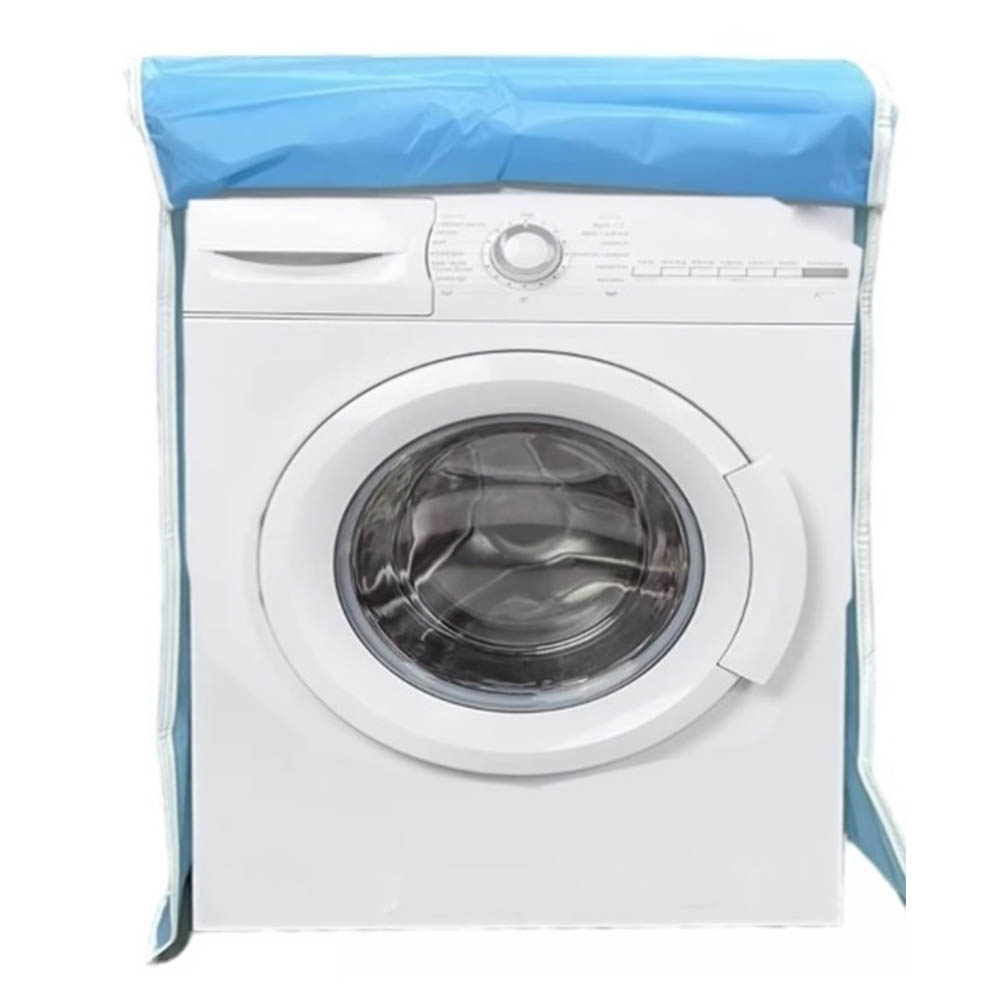 Κάλυμμα Πλυντηρίου Γαλάζιο (58x62x85) Αδιάβροχο & Οικολογικό Ύφασμα με Φερμουάρ