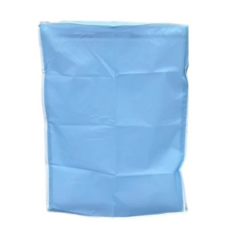 Κάλυμμα Πλυντηρίου Γαλάζιο (58x62x85) Αδιάβροχο & Οικολογικό Ύφασμα με Φερμουάρ